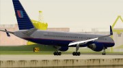 Boeing 757-200 United Airlines для GTA San Andreas миниатюра 18