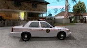 Ford Crown Victoria North Dakota Police для GTA San Andreas миниатюра 5