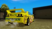 Nissan Skyline R33 - Sakurasou no Pet na Kanojo Itasha para GTA San Andreas miniatura 2