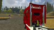Scania Longline V Rot для Farming Simulator 2013 миниатюра 4