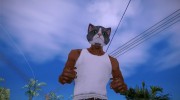 Cat mask (GTA V Online) для GTA San Andreas миниатюра 3