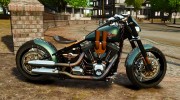 Harley Davidson Fat Boy Lo Racing Bobber для GTA 4 миниатюра 2