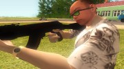 АК-47 Красная Линия из CS:GO для GTA San Andreas миниатюра 3