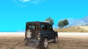 Land Rover Defender для GTA San Andreas миниатюра 4