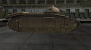 Пустынный французкий скин для B1 для World Of Tanks миниатюра 5