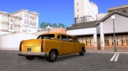 Cabbie-лимузин для GTA San Andreas миниатюра 4