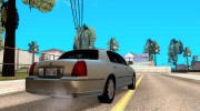 Lincoln Towncar Secret Service для GTA San Andreas миниатюра 3