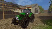 Deutz Fahr 7250 Grean Beast para Farming Simulator 2015 miniatura 6