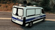 Serbian Police Van - Srpska Marica para GTA 5 miniatura 3