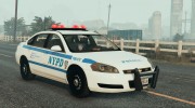 NYPD Chevrolet Impala HD для GTA 5 миниатюра 1