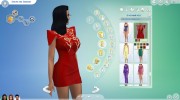 Платье Madlen Lucia Dress для Sims 4 миниатюра 8