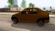 Dacia Logan Borbet Taksi para GTA San Andreas miniatura 2