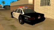 Vapid GTA V Police Car for GTA San Andreas miniature 4