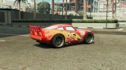 Lightning McQueen BETA для GTA 5 миниатюра 3