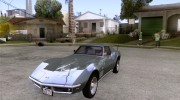 Chevrolet Corvette Stingray для GTA San Andreas миниатюра 1