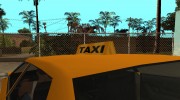 Elegy Taxi Sedan для GTA San Andreas миниатюра 7