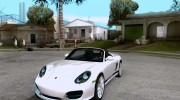 Porsche Boxter Spyder para GTA San Andreas miniatura 1