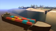 Drivable Cargoship для GTA San Andreas миниатюра 3