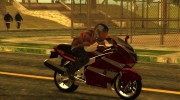 GTA 5 Moto Driving Animation para GTA San Andreas miniatura 3