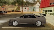 Nissan Skyline GT-R V-Spec II для GTA San Andreas миниатюра 10