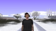 Skin GTA Online в наушниках и бронежелете для GTA San Andreas миниатюра 1