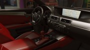 Lexus GS 350 для GTA 5 миниатюра 16