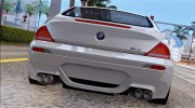 BMW M6 2005 для GTA San Andreas миниатюра 5
