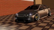 2009 Lexus IS-F Hachiraito для GTA San Andreas миниатюра 1