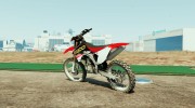 Honda CRF Geico graphic kit for the kx450f by RKDM for GTA 5 miniature 2