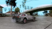 DeLorean DMC-12 (BTTF3) para GTA San Andreas miniatura 4