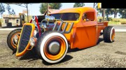 1936 Ford Pickup Hotrod Style for GTA 5 miniature 2