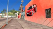 Audi R8 Wall Grafiti для GTA San Andreas миниатюра 2