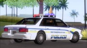 Police LS Metropolitan Police для GTA San Andreas миниатюра 4