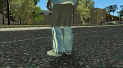 Adidas Suit Pants Grey Blue para GTA San Andreas miniatura 2