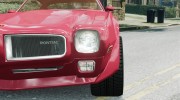 Pontiac Firebird 1971 для GTA 4 миниатюра 12