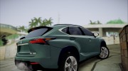 Lexus NX 200t v3 for GTA San Andreas miniature 2