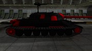 Черно-красные зоны пробития ИС-7 for World Of Tanks miniature 5