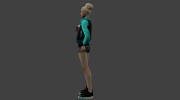 Excella girl skin для GTA San Andreas миниатюра 2