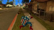 Капитан Америка Сэм Уилсон для GTA San Andreas миниатюра 7