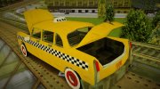 New Cabbie 1962 для GTA 3 миниатюра 7