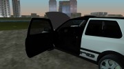 Volkswagen Golf 3 ABT VR6 Turbo Syncro for GTA Vice City miniature 6