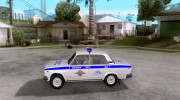 Ваз 2107 ДПС Полиция Жигули для GTA San Andreas миниатюра 2