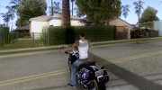 Harley Davidson FLSTF (Fat Boy) v2.0 Skin 3 for GTA San Andreas miniature 3