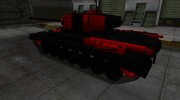 Черно-красные зоны пробития T32 для World Of Tanks миниатюра 3