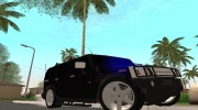 HUMMER  H2  FBI para GTA San Andreas miniatura 4