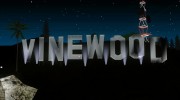 Надпись VINEWOOD из GTA 5  miniature 3