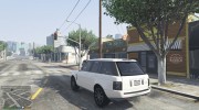 Range Rover Supercharged 2012 for GTA 5 miniature 3