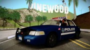FCPD Ford Crown Victoria для GTA San Andreas миниатюра 3