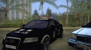 Audi RS6 Chinese Police para GTA San Andreas miniatura 3