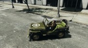 Jeep Willys para GTA 4 miniatura 2